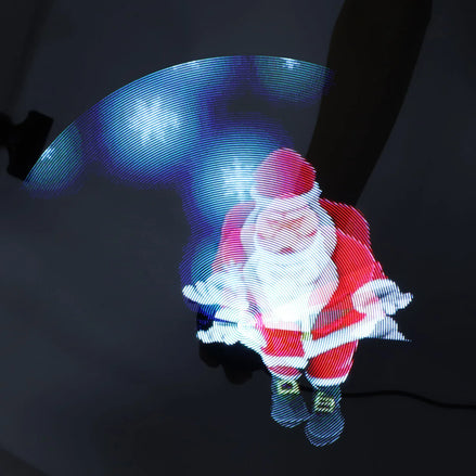 3D Hologram Fan 224 LED Light Beads